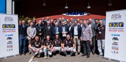 Zu einem Workshop trafen sich die Mitglieder der Europäischen Union der Fliesenfachverbӓnde (EUF) mit ihren Partnern beim italienischen Unternehmen Mapei
