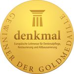Die Goldmedaille der »denkmal«-Messe für Engagement in der Denkmalpflege