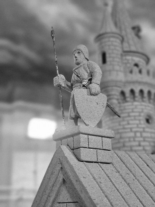 Detail des Schloss Neuschwanstein-Nachbaus