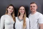 Die Arbeitsgruppe der TH Aschaffenburg, die die neue Website der Städtischen Steinmetzschule in Aschaffenburg gestalteten.