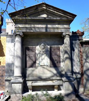 Die Grabstätte von Franz L. Eccardt (Foto: Sabine Meißner)