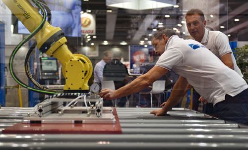 Technik auf der Marmomac