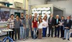 Landrat Dr. Karl Döhler begrüßt die türkischen Gäste der Partnerschule des EFBZ. (Foto: EFBZ)
