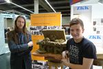 Marek Skubal (l.) und Nicolas Vrána stellten auf der Stone+tec ihre Schule vor; Foto: B. Gurteen
