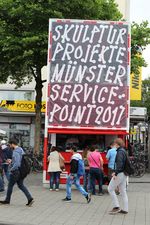 Infostand Skulptur Projekte