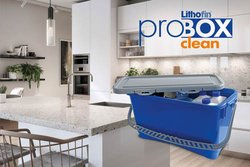 Lithofin ProBox Clean zum Reinigen von Arbeitsplatten aus Naturstein, Keramik und Kompositmaterialien