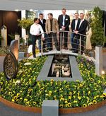 Ein Teil des Messeteams vom Forum Naturstein