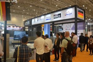 Gemeinschaftsstand mehrerer deutscher Aussteller auf der diesjährigen Xiamen Stone Fair 