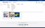 Naturstein-Webshop mobil optimiert