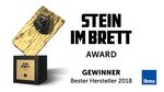 Der Award "Stein im Brett" kürt die besten Hersteller und Marken der Baubranche. 