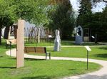 Blick in die Steinmetz-Ausstellung auf der LGS Kremsmünster