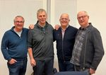 Gestaltungsseminars, Referenten Wolfgang Jakob, Manfred Kozel, Hermann Rudolph und Uwe Spiekermann
