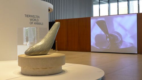 Skulptur Seehund von Bildhauers Constantin Brâncuși