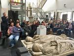 Links im Bild Gerold Eppler, kommissarischer Museumsdirektor