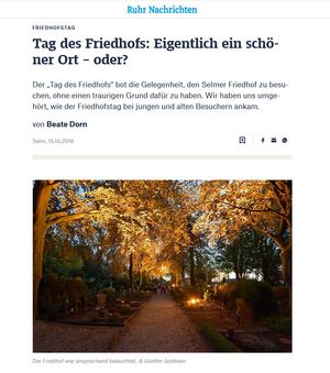 "Tag des Friedhofs" in Selm