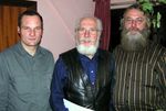 v. l.: Julius, Vater Christian und Andreas Hempel, Foto: H. Lachmann